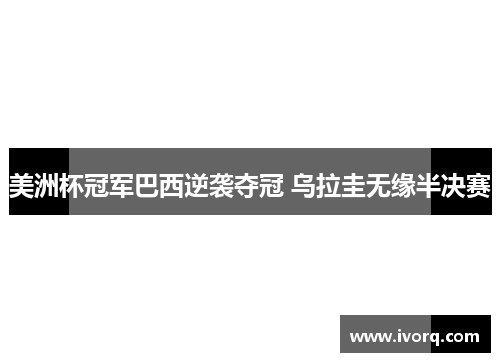 美洲杯冠军巴西逆袭夺冠 乌拉圭无缘半决赛